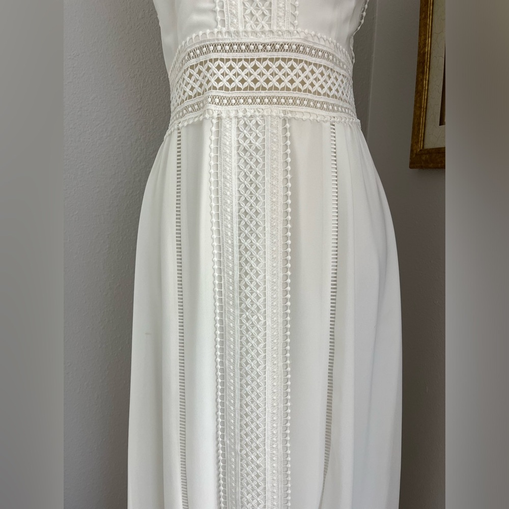 Belle Badgley Mischka Designer White Dress - Picture 2 of 7
